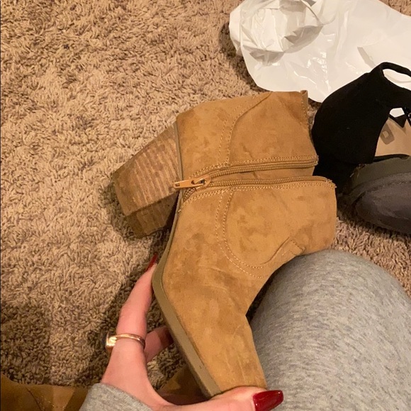 brown booties - Picture 2 of 2
